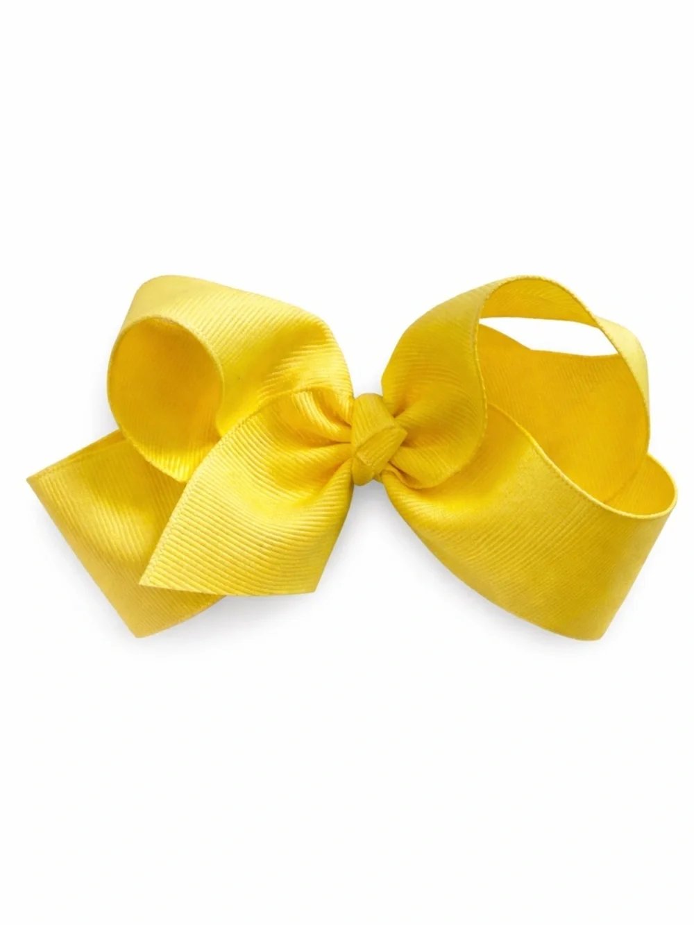 Yellow Grosgrain Ribbon Hair Bow